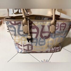Etienne Aigner Multicolor Logo Tote